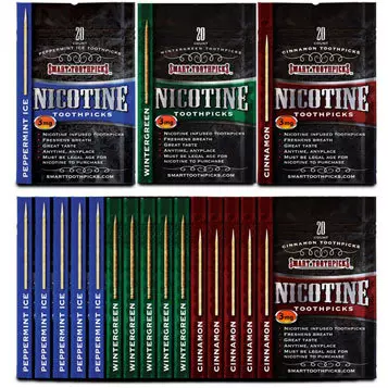 necotine toothpicks 18 variety pack