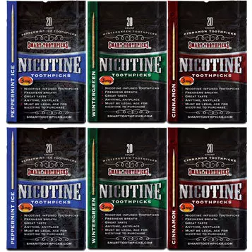 necotine toothpicks 6 variety pack