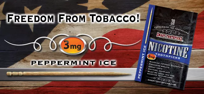 Peppermint Nicotine Toothpicks